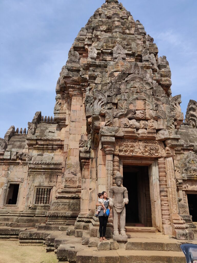 Main sanctuary tower of Phanom Rung Khmer temple, Buriram Thailand