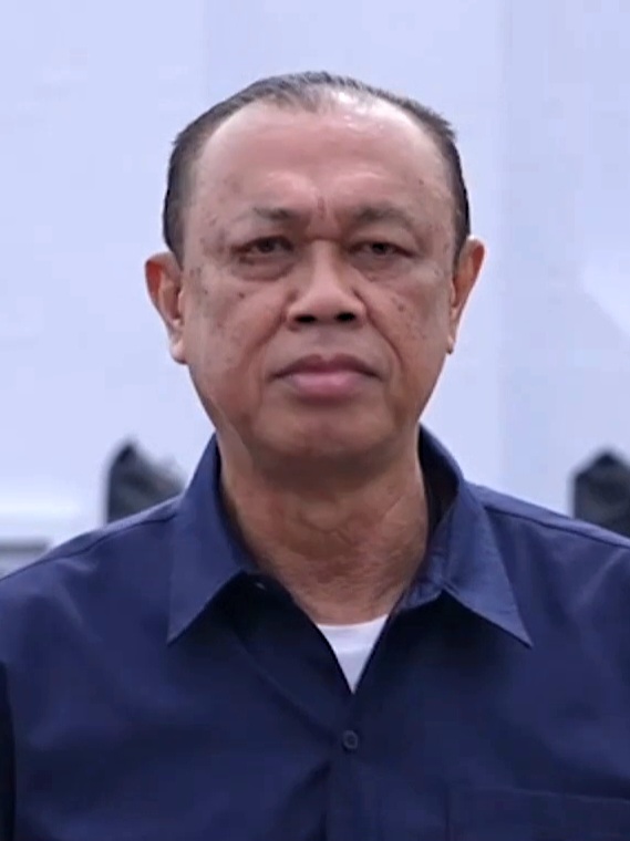 Newin Chidchob — one of the most famous people from Buriram Province — at a 2024 press conference